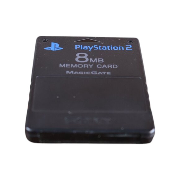 Sony PlayStation 2 PS2 8MB MagicGate Memory Card Game Save Storage Black Officia - Picture 2 of 6
